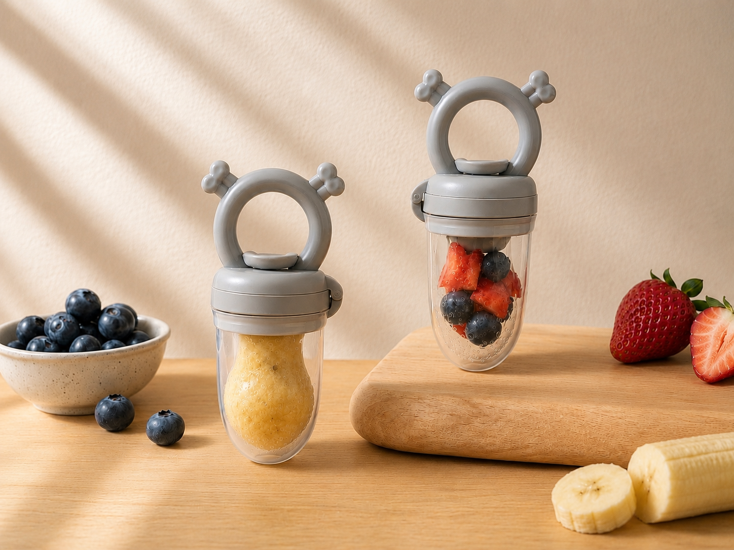 Frugtfeeder med frysebakke